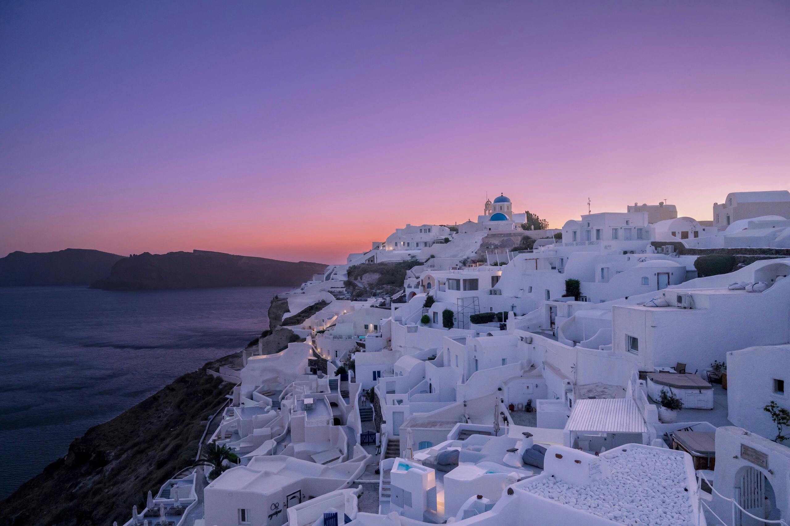 Atardecer en Oia